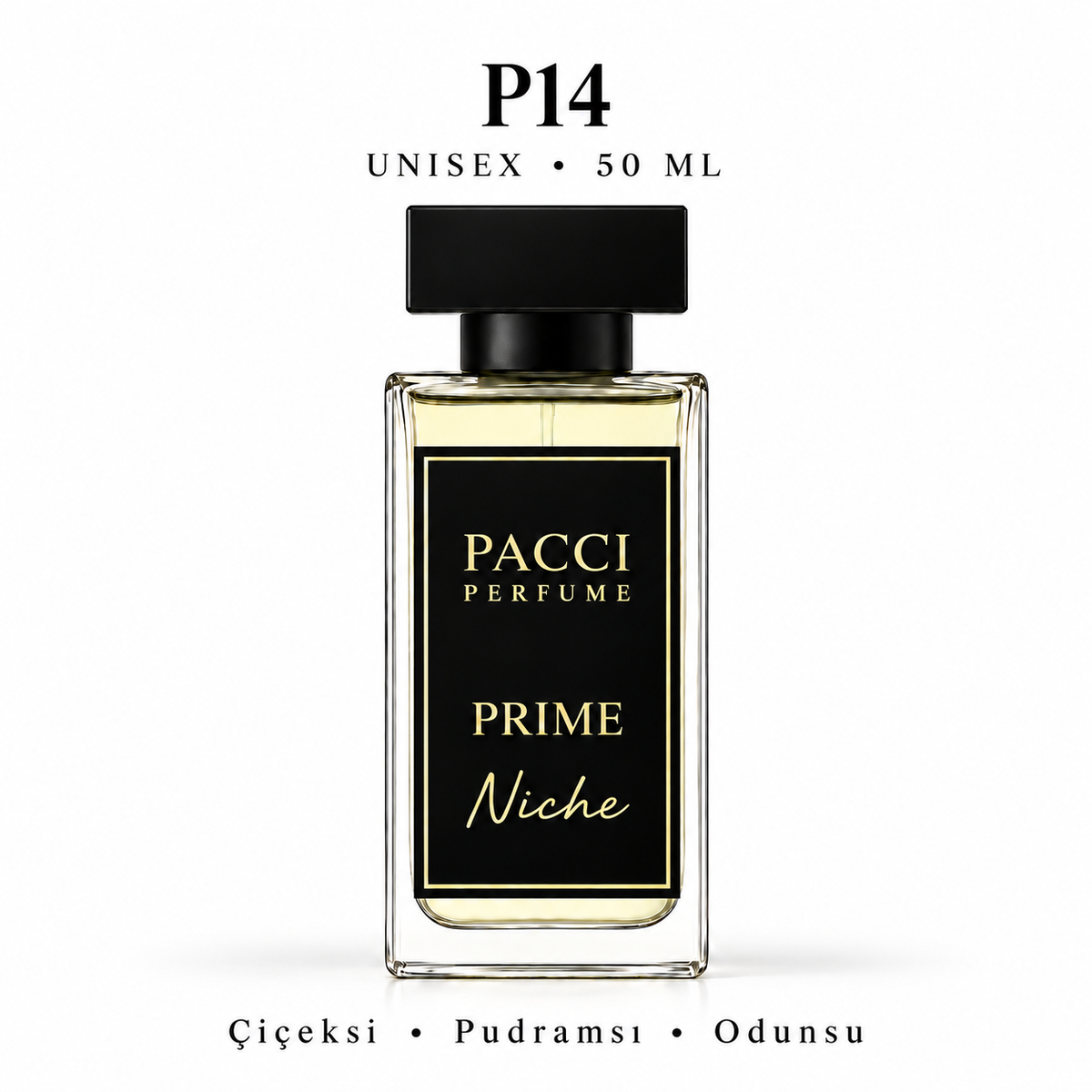 PACCI P14 Niche Unisex Parfüm 50 ML – Odunsu • Çiçeksi