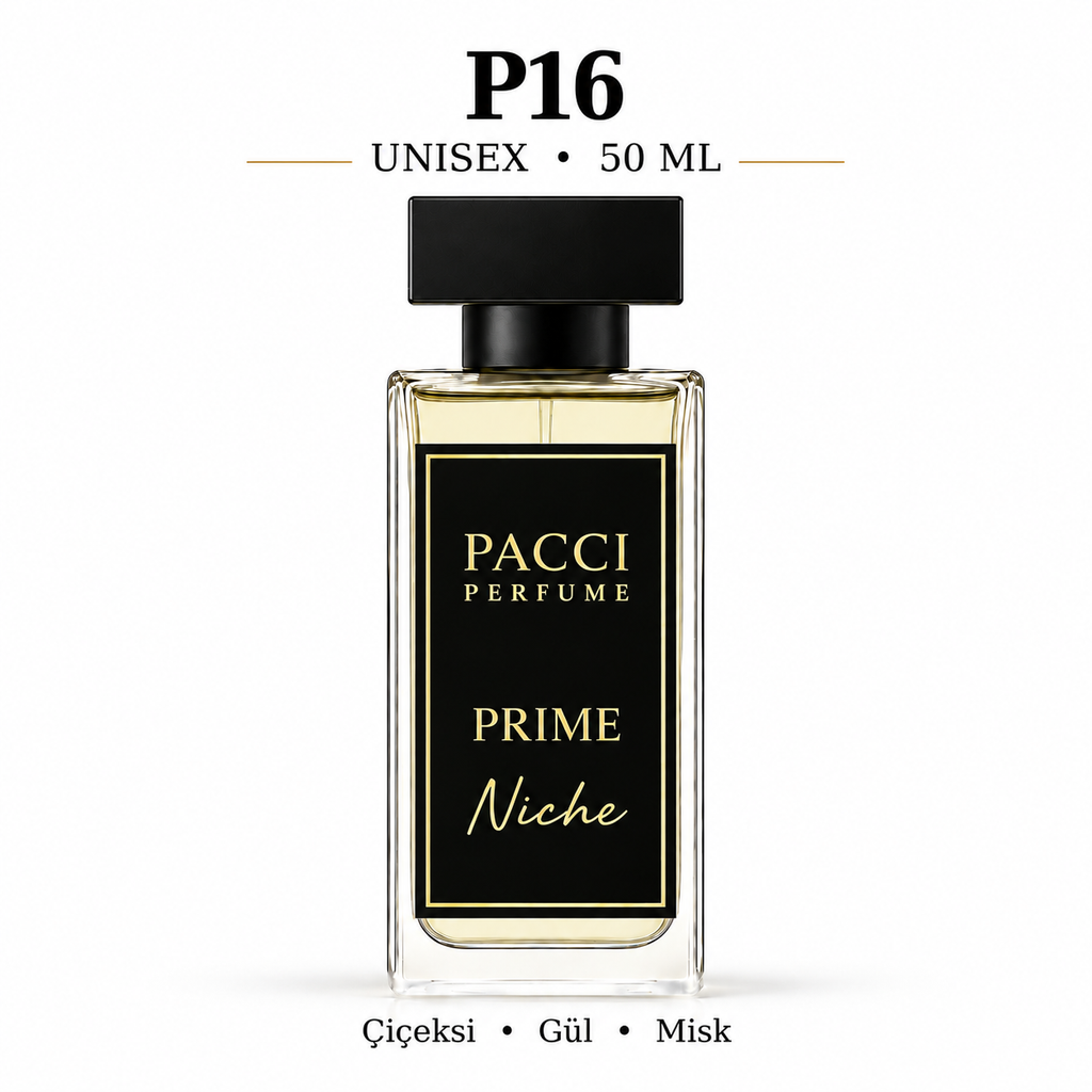 PACCI P16 Niche Unisex Parfüm 50 ML – Çiçeksi • Miskli