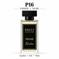 PACCI P16 Niche Unisex Parfüm 50 ML – Çiçeksi • Miskli
