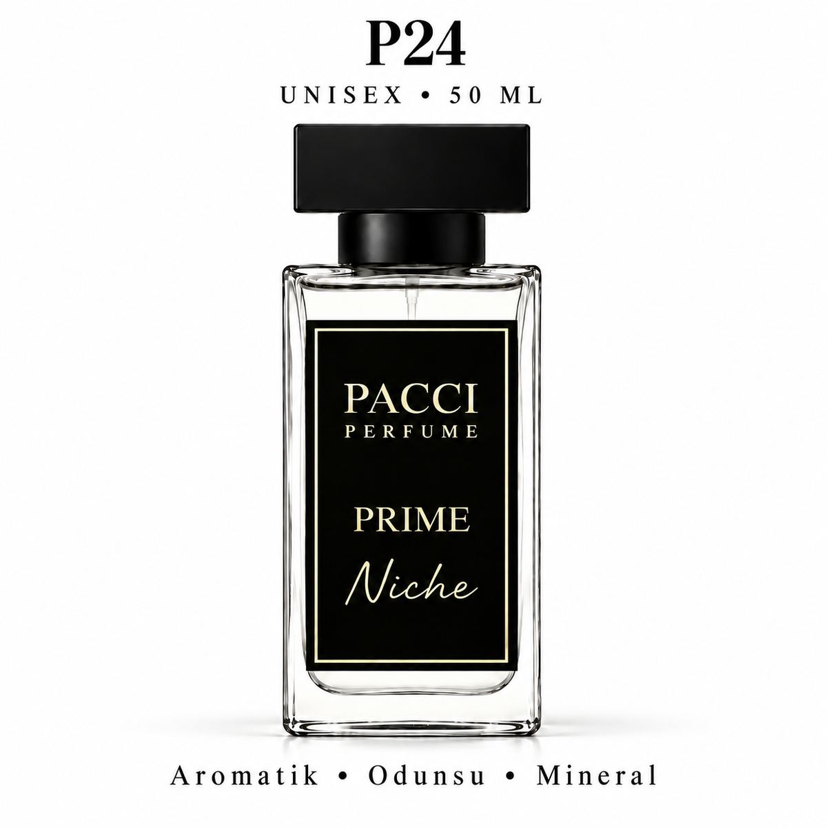 PACCI P24 Niche Unisex Parfüm 50 ML – Aromatik • Odunsu • Mineral