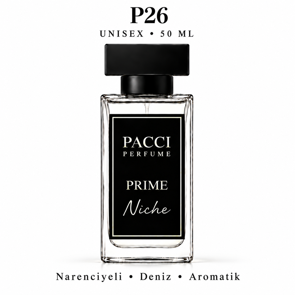 PACCI P26 Niche Unisex Parfüm 50 ML – Narenciyeli • Deniz • Aromatik