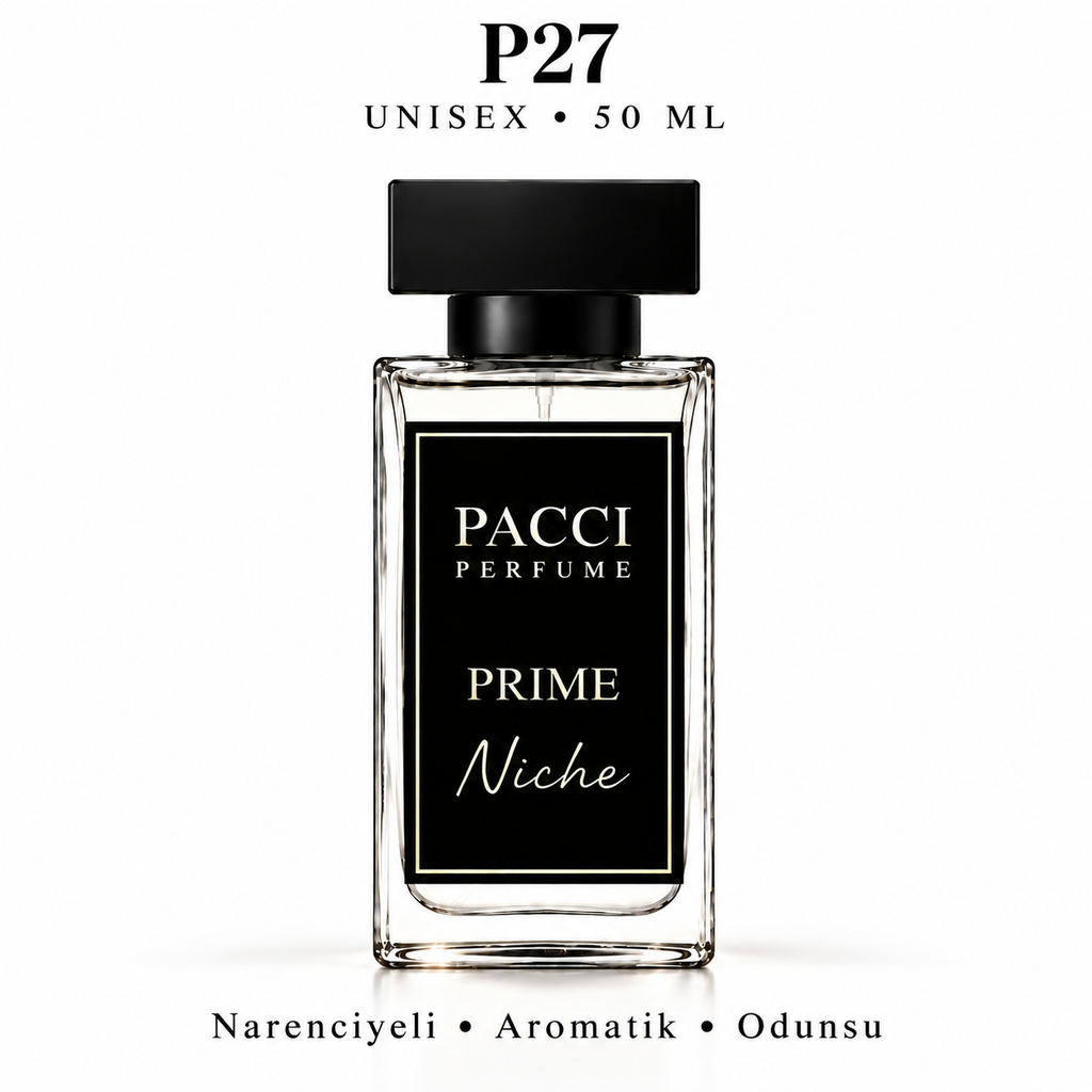 PACCI P27 Niche Unisex Parfüm 50 ML – Narenciyeli • Aromatik • Odunsu