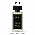PACCI P34 Niche Unisex Parfüm 50 ML – Yeşil • Akuatik • Odunsu