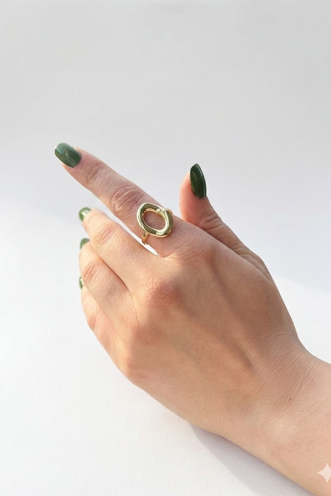 Boşluk İmzası Stainless Yüzük