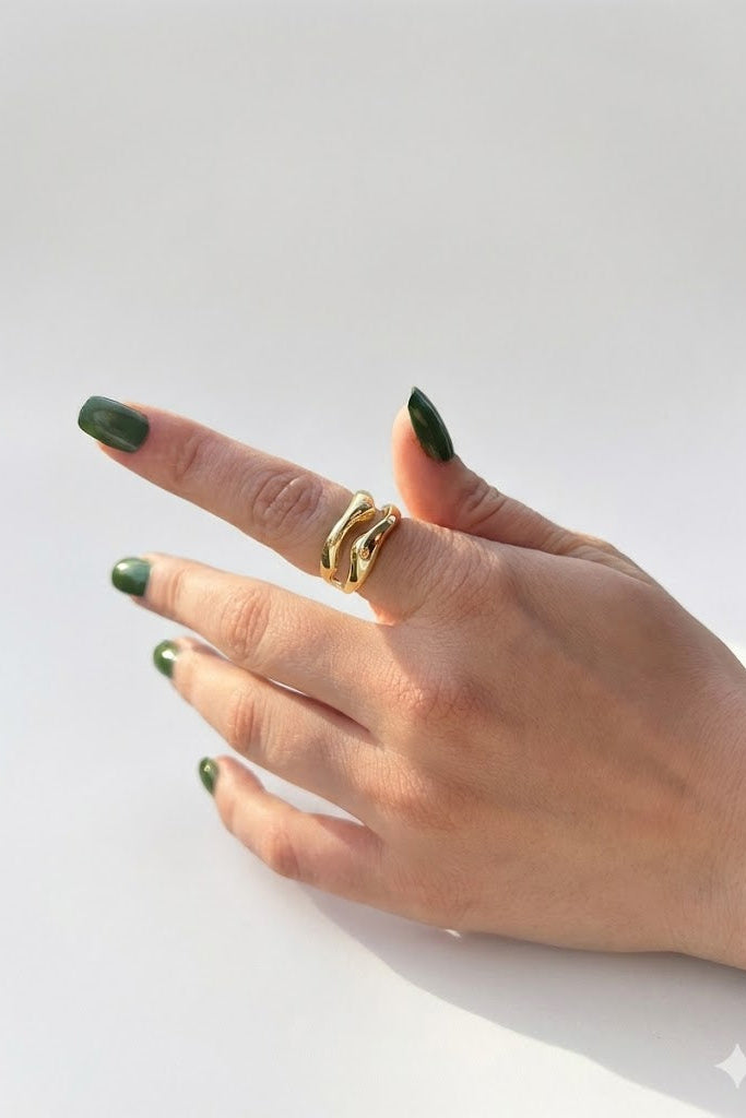 Dalga İmzası Stainless Yüzük