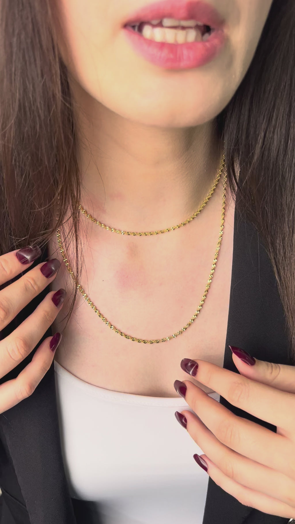 Aura Layer 14K Luxe Kolye