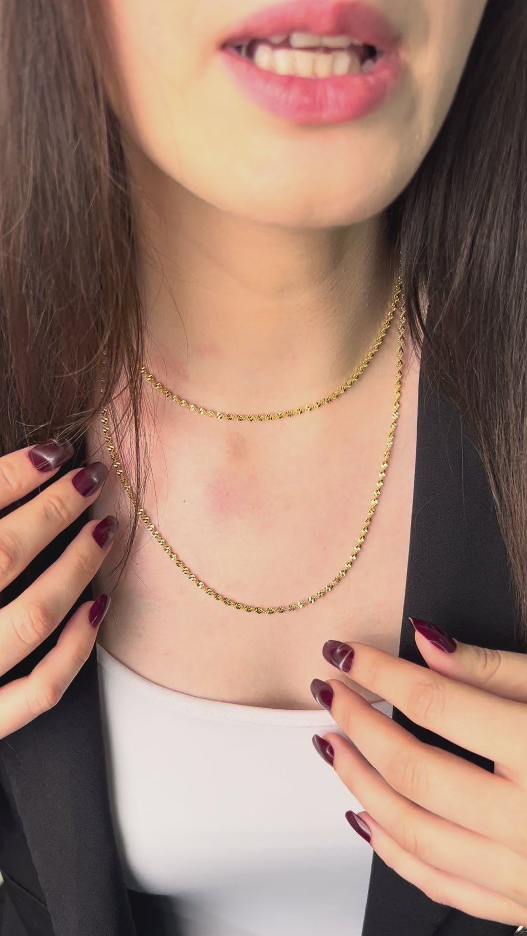 Aura Layer 14K Luxe Kolye