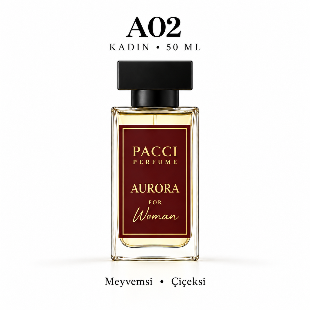PACCI A02 Kadın Parfümü 50 ML – Meyvemsi • Çiçeksi