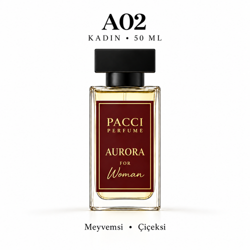PACCI A02 Kadın Parfümü 50 ML – Meyvemsi • Çiçeksi